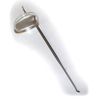 Coglilarva in acciaio inox con lente d'ingrandimento